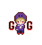 ドット絵 ごみさんスタンプ（個別スタンプ：16）