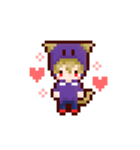 ドット絵 ごみさんスタンプ（個別スタンプ：17）