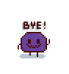 ドット絵 ごみさんスタンプ（個別スタンプ：24）