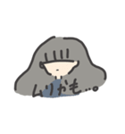 無表情ちゃん sukima（個別スタンプ：12）