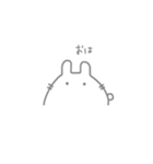 うさぎさん.（個別スタンプ：3）