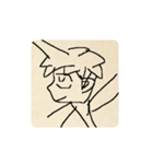 M氏の落書き（個別スタンプ：7）