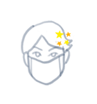 マスクしてます（個別スタンプ：2）