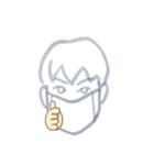 マスクしてます（個別スタンプ：7）