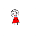 紅色小男孩（個別スタンプ：2）