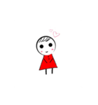 紅色小男孩（個別スタンプ：3）