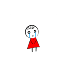 紅色小男孩（個別スタンプ：7）