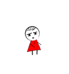 紅色小男孩（個別スタンプ：8）