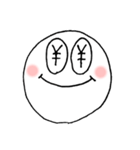 あご大きめニコちゃん（個別スタンプ：19）