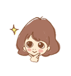 なんともいえないガールの日常（個別スタンプ：1）