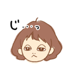 なんともいえないガールの日常（個別スタンプ：3）