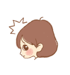 なんともいえないガールの日常（個別スタンプ：5）