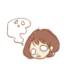 なんともいえないガールの日常（個別スタンプ：16）