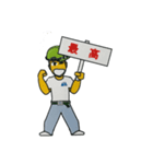 ワークスタンプ④（個別スタンプ：10）