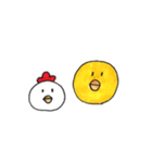 腹立つにわとり＆ひよこ（個別スタンプ：1）
