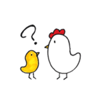 腹立つにわとり＆ひよこ（個別スタンプ：6）