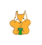 手描きリススタンプ（文字なし）（個別スタンプ：10）