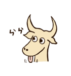 おうし座は舌を出す.V.1.（個別スタンプ：4）