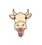 おうし座は舌を出す.V.1.（個別スタンプ：19）