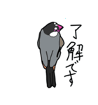 桜文鳥 挨拶 ONEGO WORKS（個別スタンプ：40）
