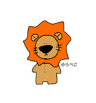 みんな真顔なANIMALS（個別スタンプ：3）