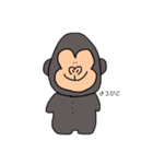 みんな真顔なANIMALS（個別スタンプ：8）