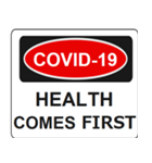 新型コロナ コロナウイルス注意喚起 英語版（個別スタンプ：20）