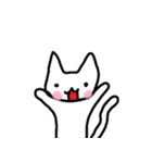 ふわねこ君のいやしスタンプ（個別スタンプ：1）