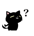 黒猫くん【文字少なめ】（個別スタンプ：6）