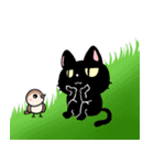 黒猫くん【文字少なめ】（個別スタンプ：7）