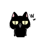 黒猫くん【文字少なめ】（個別スタンプ：21）