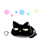 黒猫くん【文字少なめ】（個別スタンプ：24）