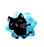 黒猫くん【文字少なめ】（個別スタンプ：40）