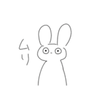うさぎの日常スタンプ。（個別スタンプ：12）