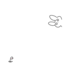 うさぎの日常スタンプ。（個別スタンプ：22）