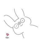 うさぎの日常スタンプ。（個別スタンプ：24）