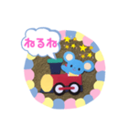 トレインねずみ（個別スタンプ：9）