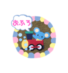 トレインねずみ（個別スタンプ：10）
