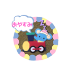 トレインねずみ（個別スタンプ：11）