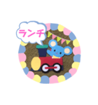 トレインねずみ（個別スタンプ：13）