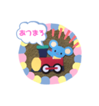 トレインねずみ（個別スタンプ：14）