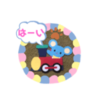 トレインねずみ（個別スタンプ：22）