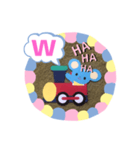 トレインねずみ（個別スタンプ：25）