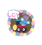 トレインねずみ（個別スタンプ：30）