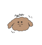ふわふわプードル せいかつ（個別スタンプ：1）