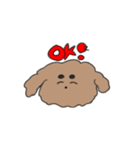 ふわふわプードル せいかつ（個別スタンプ：2）