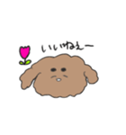 ふわふわプードル せいかつ（個別スタンプ：15）