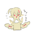 脱力てんしandあくま（個別スタンプ：3）