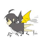 脱力てんしandあくま（個別スタンプ：8）