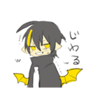 脱力てんしandあくま（個別スタンプ：10）